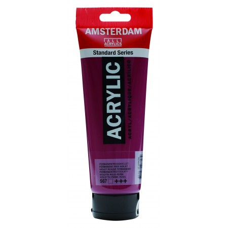 Akrylová barva AMSTERDAM acr perm.red.violet 250 ml | Malířská Plátna CZ