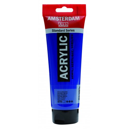 Akrylová barva AMSTERDAM acr phthalo blue 250 ml | Malířská Plátna CZ