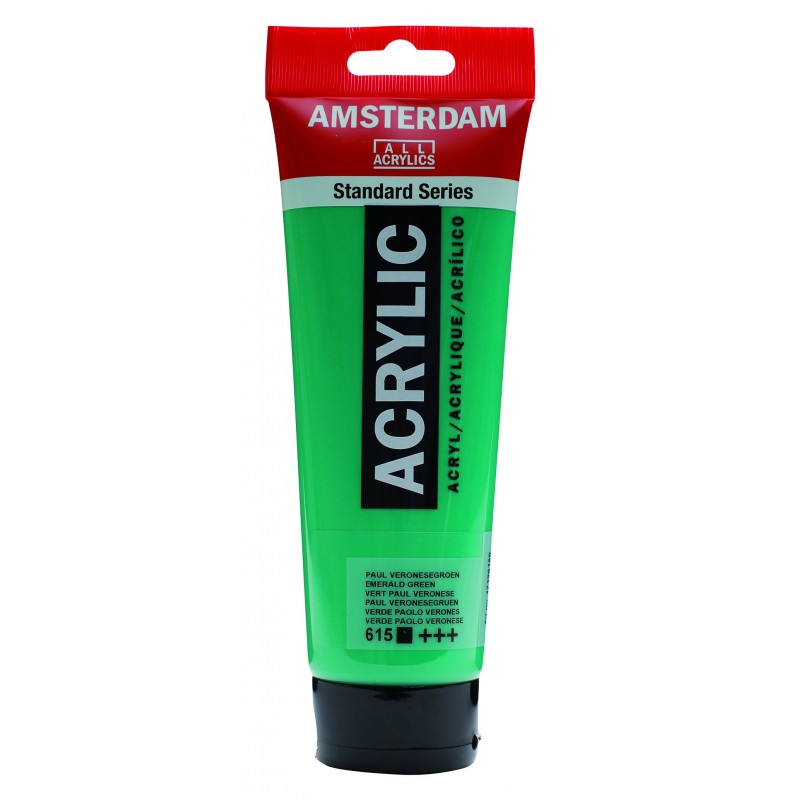 Akrylová barva AMSTERDAM acr emerald green 250 ml | Malířská Plátna CZ